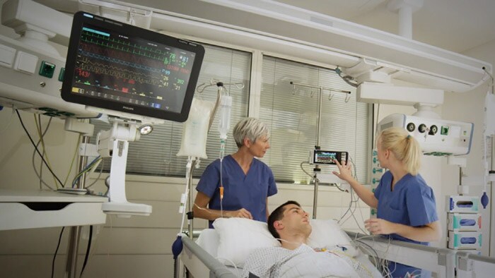 Philips IntelliVue X3: Continuous patient data