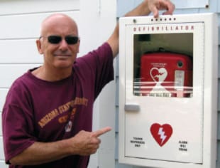 This is how AED containers look
