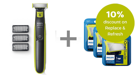 Philips OneBlade with a hassle free subscription plan