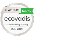 Μετάλλιο πλατίνας EcoVadis Ιούλιος 2025