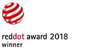 λογότυπο νικητή βραβείου Reddot 2018