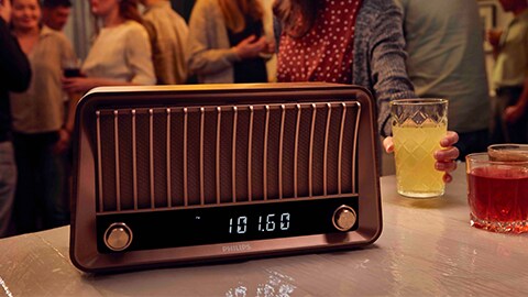 Ηχείο Bluetooth ρετρό σχεδίασης με ραδιόφωνο της Philips - TAVS700