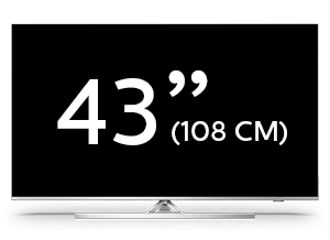 Τηλεόραση Android TV 4K UHD LED σειράς Philips Performance 43 ιντσών