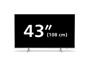 Τηλεόραση Android TV 4K UHD LED σειράς Philips the one 43 ιντσών