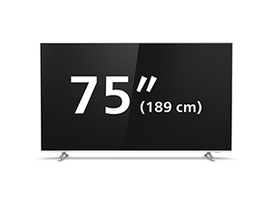 Τηλεόραση Android TV 4K UHD LED σειράς Philips the one 75 ιντσών